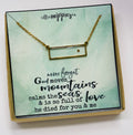 God moves mountains, real mustard seed, christian jewelry, sympathy gift, grief gift, miscarriage, gift for friend