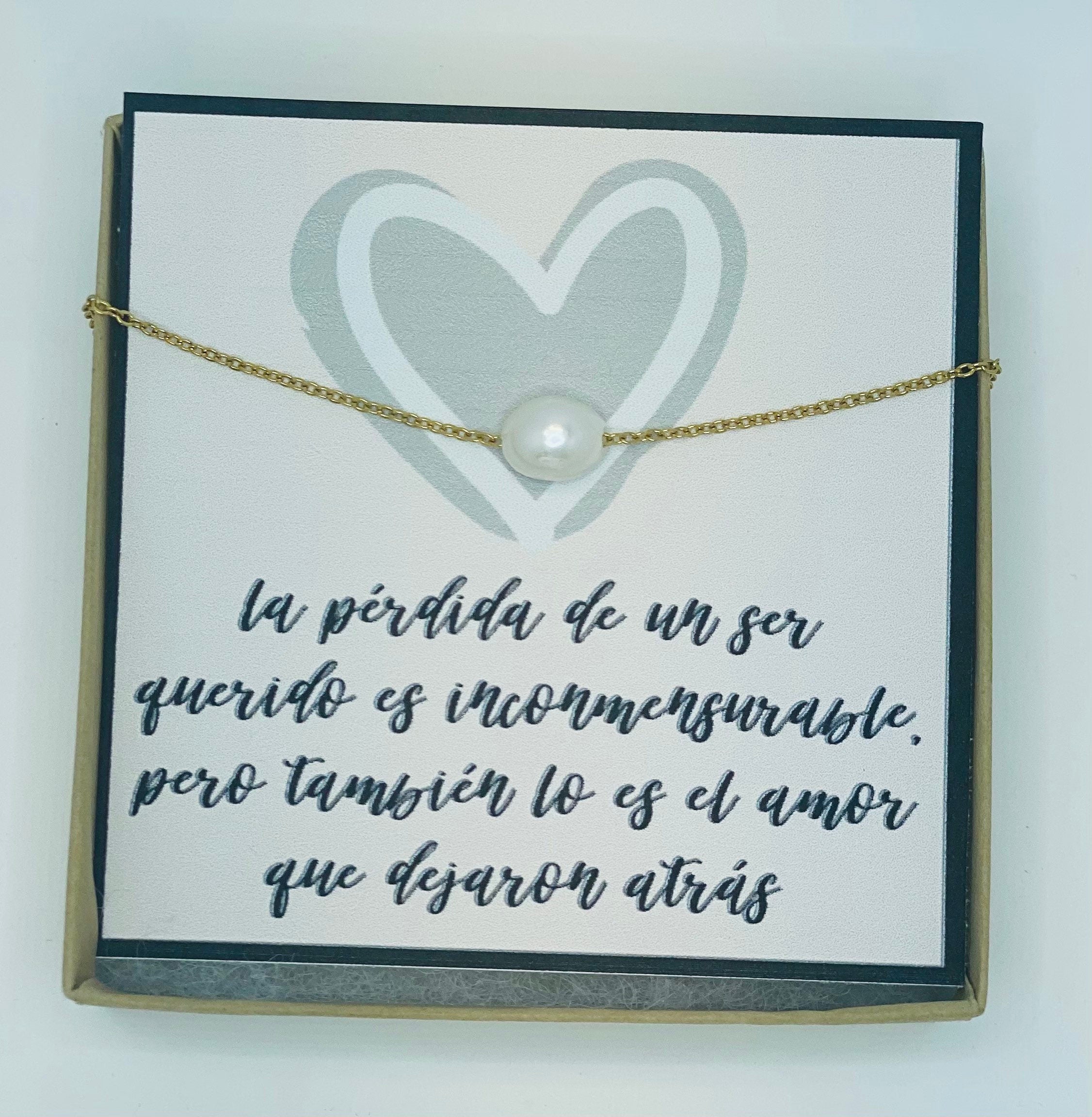 Spanish Memorial gift, Español, Pérdida de un ser querido, Pérdida de madre, Pérdida de padre, Pérdida de hijo, Regalo de duelo