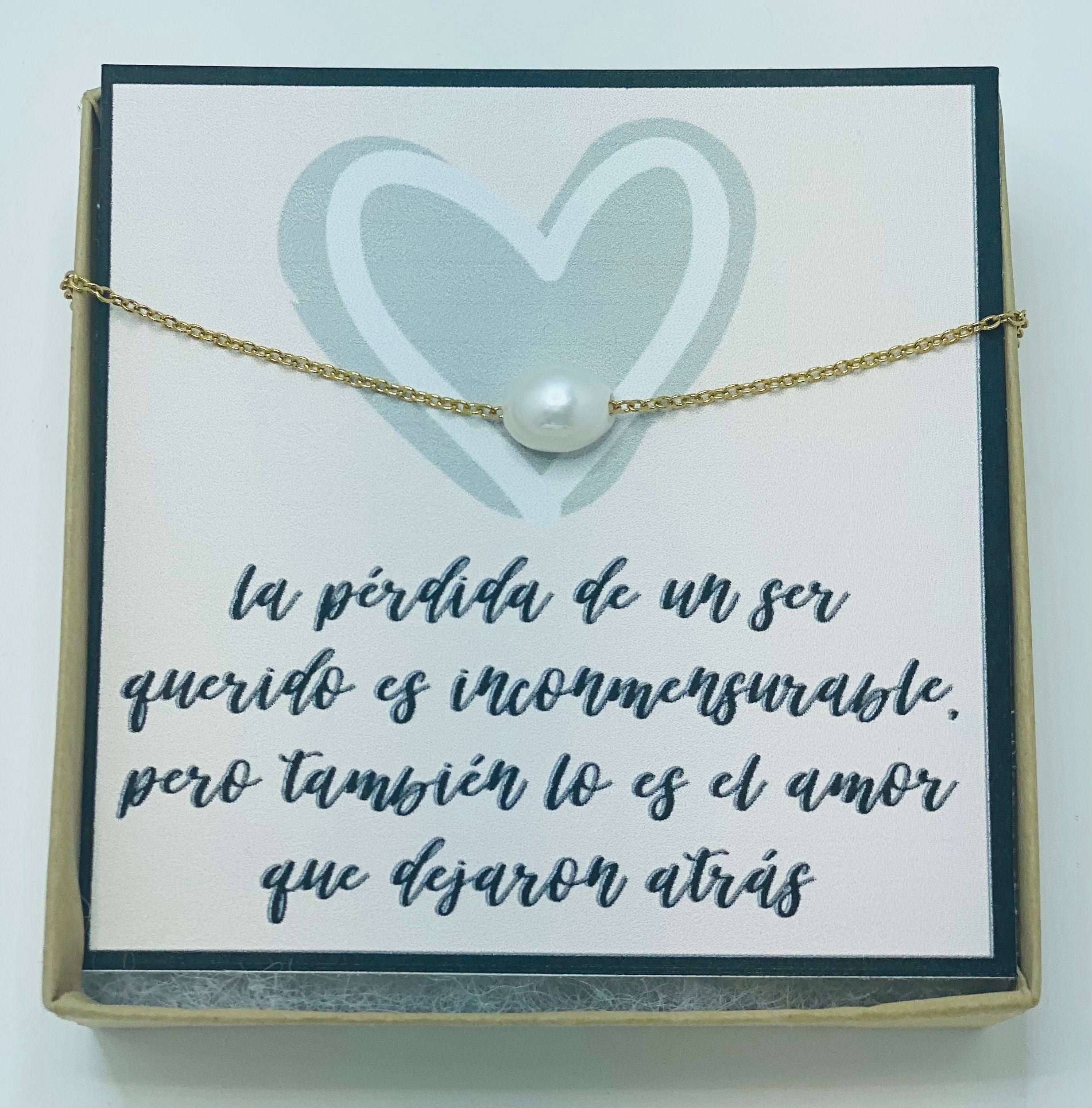 Spanish Memorial gift, Español, Pérdida de un ser querido, Pérdida de madre, Pérdida de padre, Pérdida de hijo, Regalo de duelo