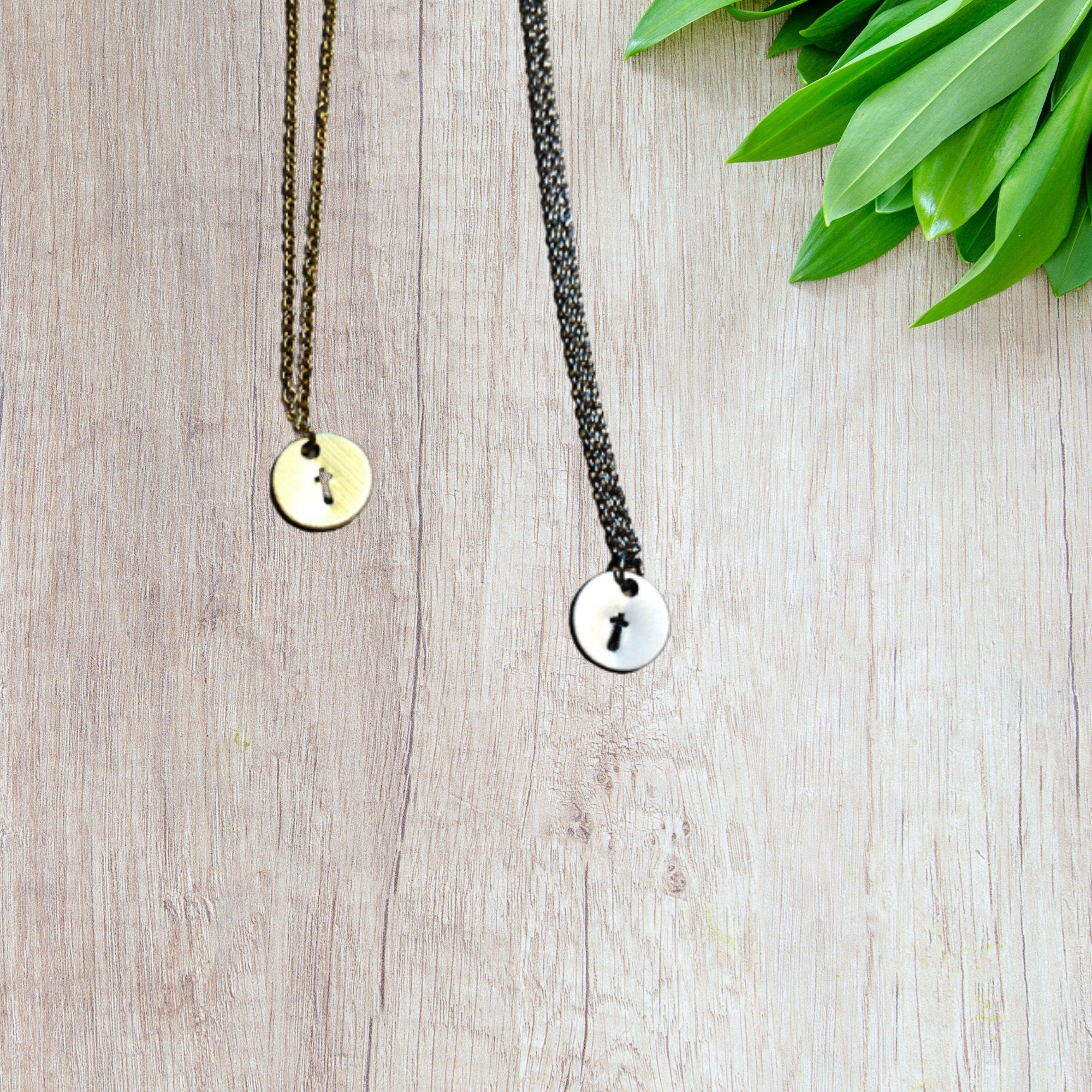 Cross Necklace, infertility, miscarriage necklace, gift for her, grief necklace, encouragment necklace, christian jewelry, Matthew 7:7