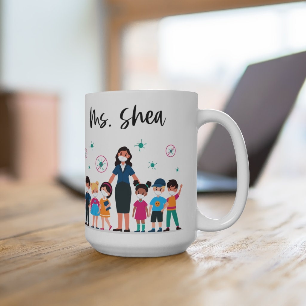 Copy of Teacher gift, Teacher coffee mug, virtual classroom, Christmas gift for teacher, pandemic, teacher mask, virtual teacher