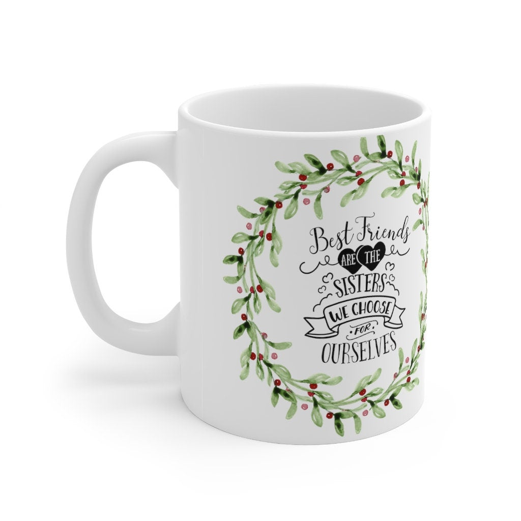 Personalized Best friend coffee mug, Best friend gift, Gift for Best friends, BFF gift, friendship gift, Christmas Gift for Best friend