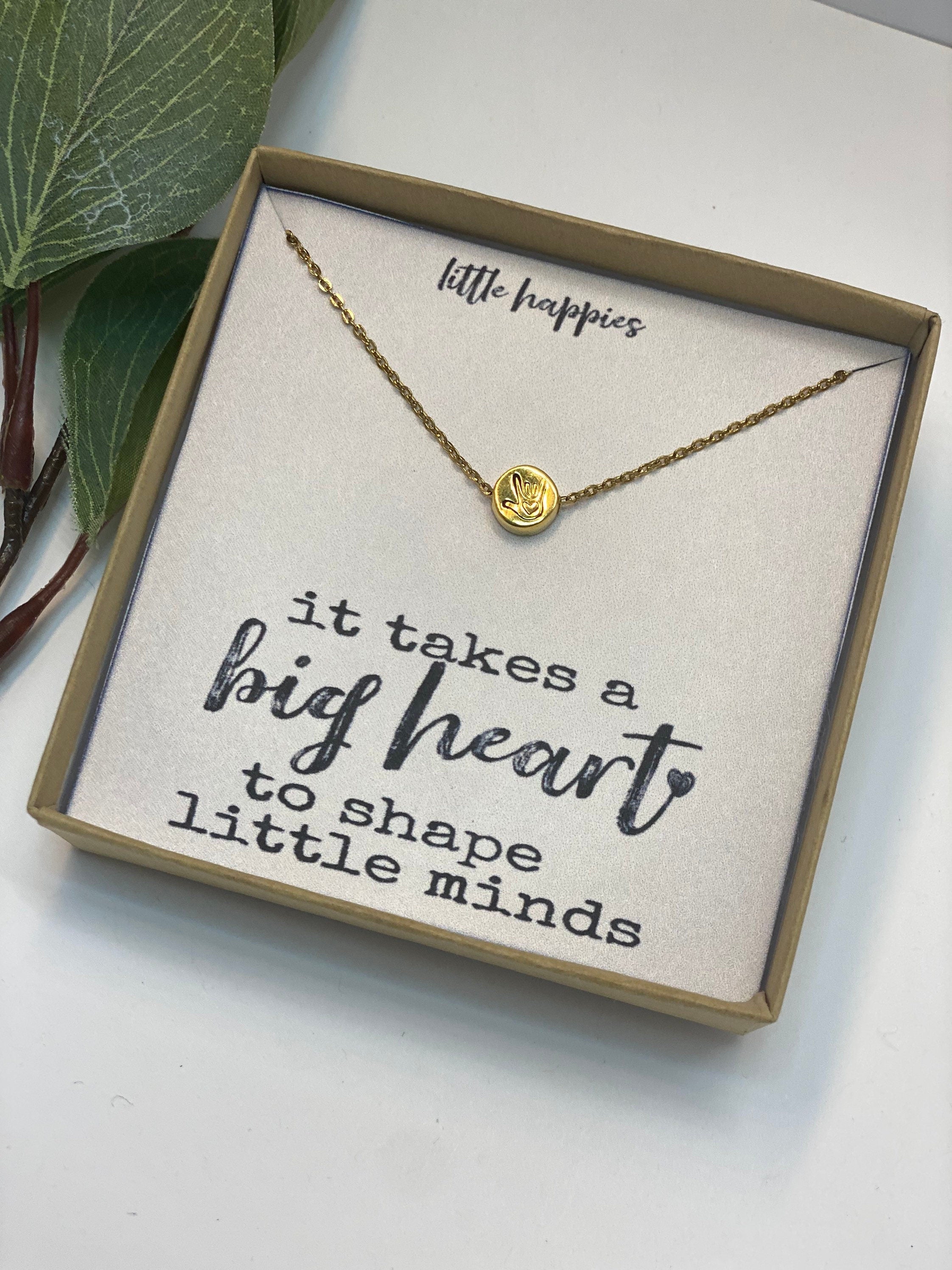 Teacher keychain, teacher gift, teacher appreciation gift, inexpensive gift, end of year gift, heart keychain, daycare worker gift