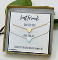 Best Friend Necklace, Personalize Necklace, Initial Necklace, Set of 2, BFF Necklace, Necklace Set, Friendship Necklaces, Best Friend Gifts