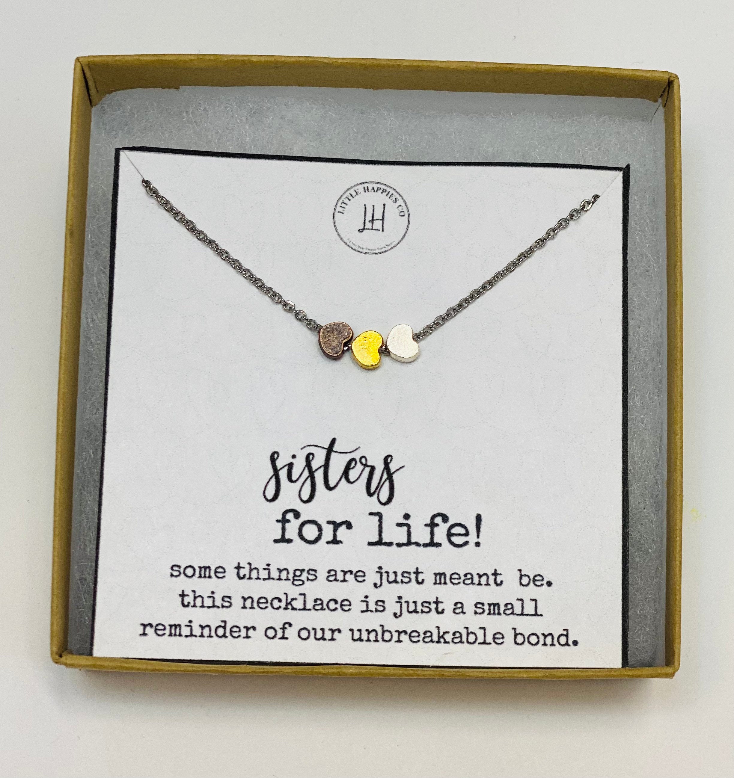 Gift for Sister, Sister gift, Sister necklace, best Sister gift, Sister gifts, Big sister, Valentine gift for Sister, Little sister