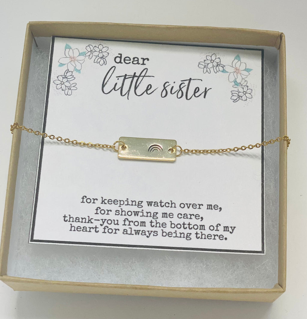 Little sister necklace, Sister jewelry, Sister necklace, Sister gift, Sister quotes, Gift for sister, Younger sister, Jewelry for sister