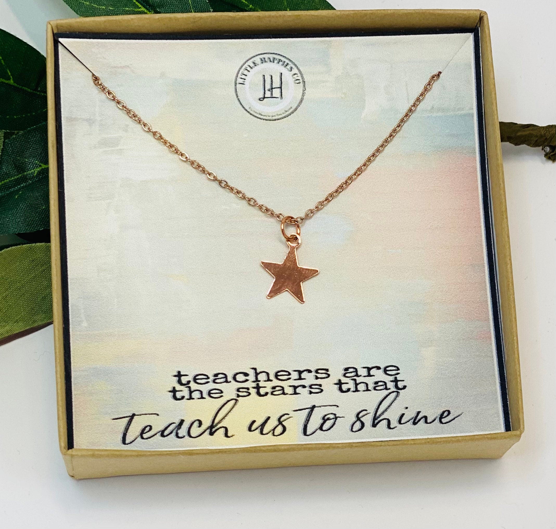 Teacher Gift, Gift for Teacher, Teacher Appreciation, Christmas Gift for Teacher, Teacher Quote, Inexpensive Gift, Teacher Necklace, Gifts