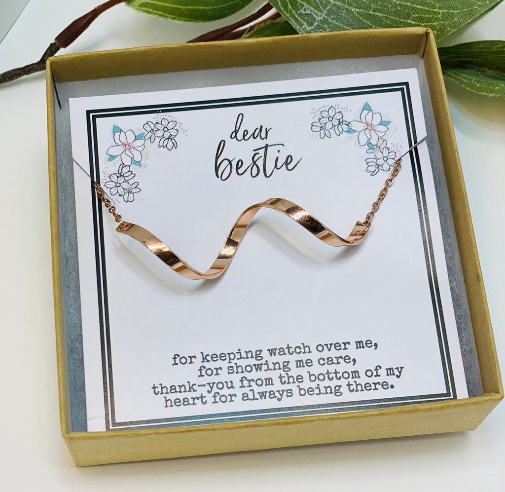 Christmas Gift for Friends, Best Friend Necklace, Quotes, Bestie, BFF Necklace, Birthday Gifts for Her, Personalized Gifts, Gift for Friend