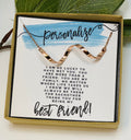 Friendship necklace, bestfriend gift, dainty heart, simple jewelry, gift for her, best friend birthday, chirstmas friendship gift