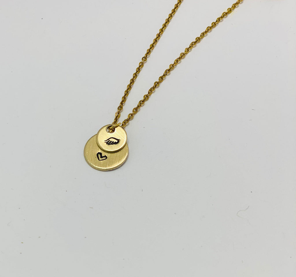 Angel Wing Necklace, Infant Loss Necklace, Miscarriage Gift, Miscarriage Gift Necklace, Sympathy Gift, Grief Gift, Memorial Gift, Loss