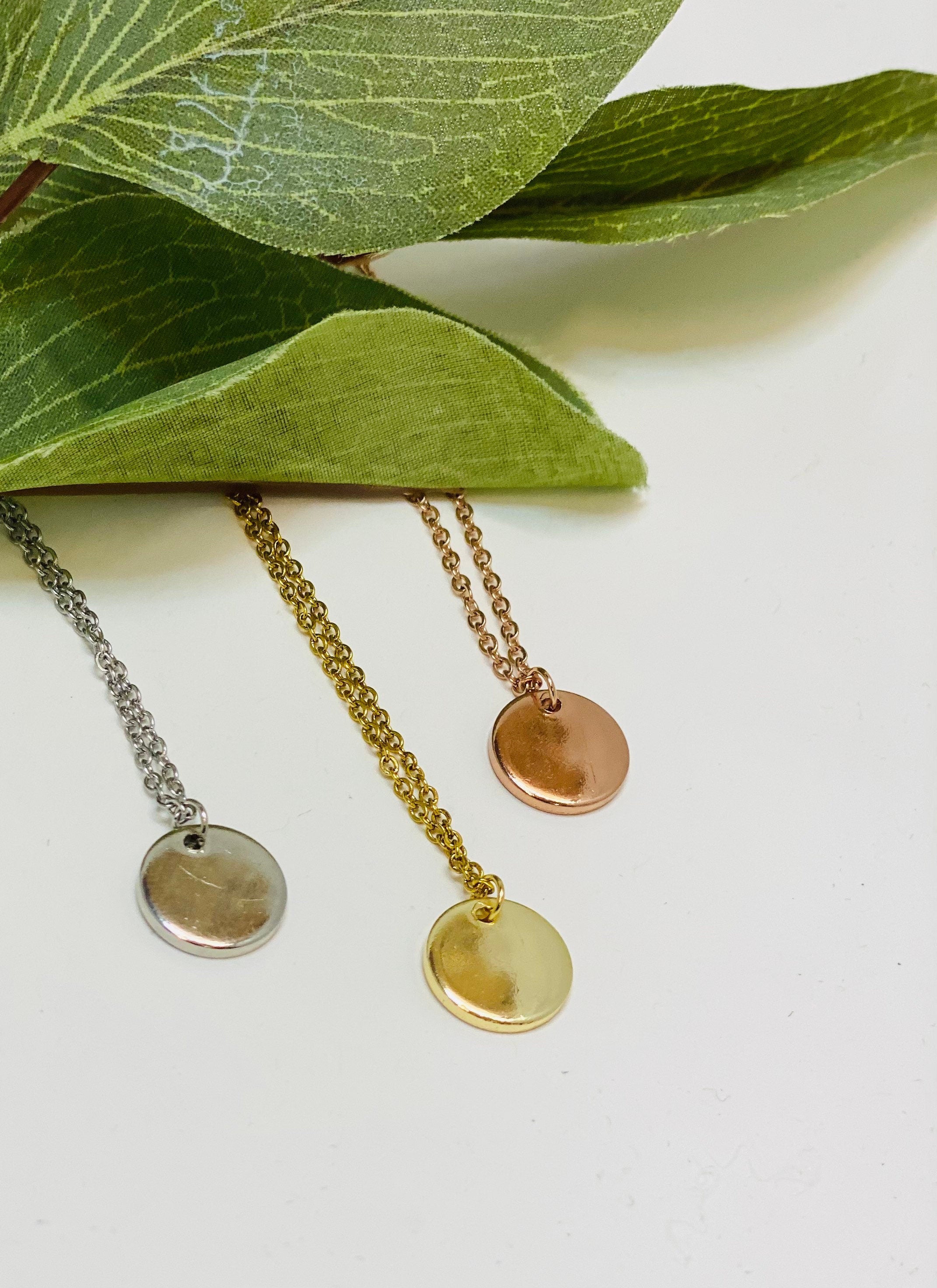 Best friend, BFF necklace, friends for disc necklace, friendship necklace, best friend gift, christmas gift friend, layering necklace