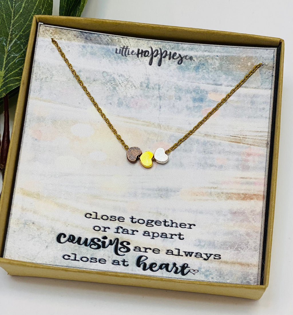 Gift for Cousin, Cousin Necklace, Cousin Gifts, Christmas Gifts for Cousin, Birthday Gift for Cousin, Necklace