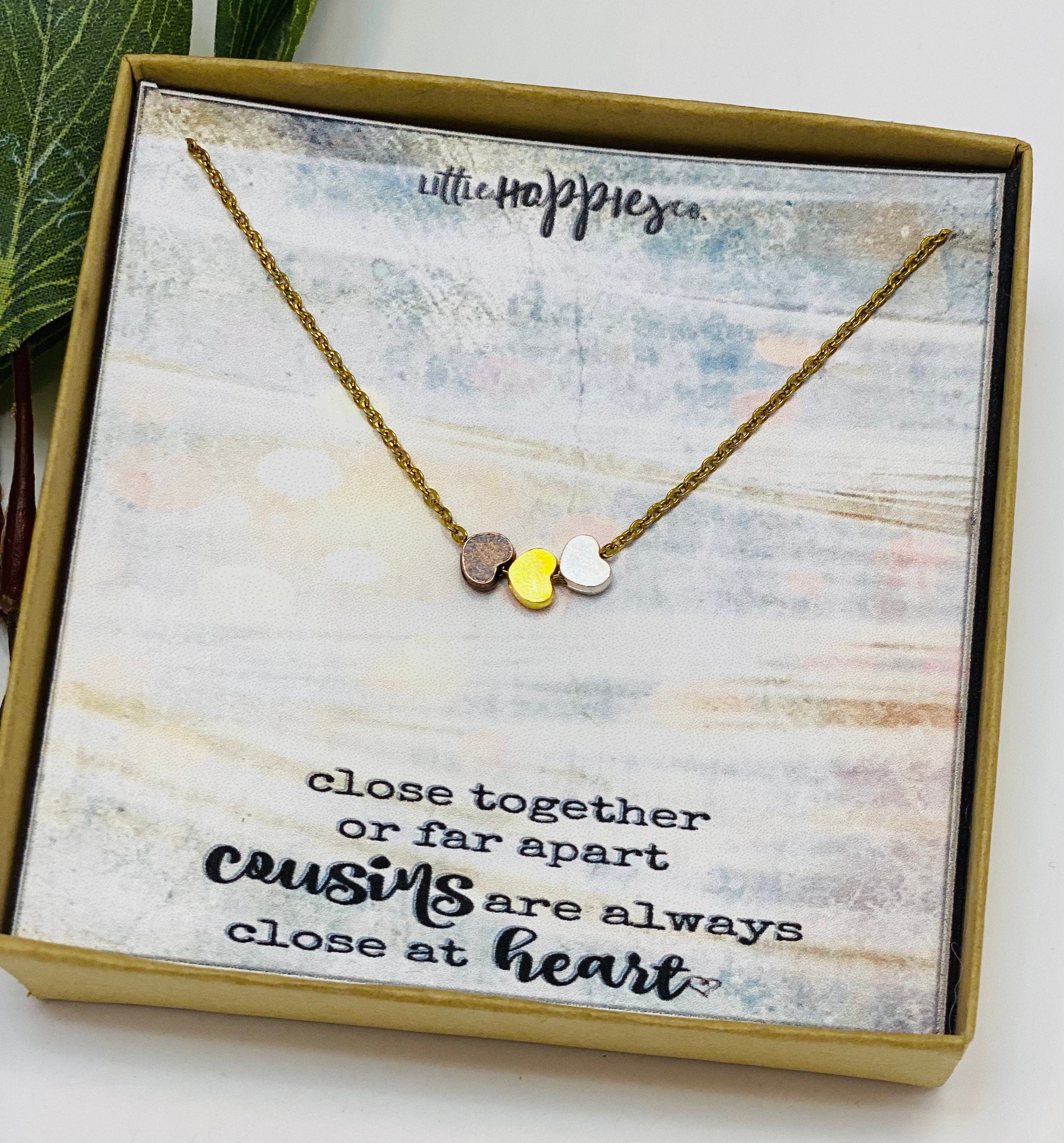 Gift for Cousin, Cousin Necklace, Cousin Gifts, Christmas Gifts for Cousin, Birthday Gift for Cousin, Necklace