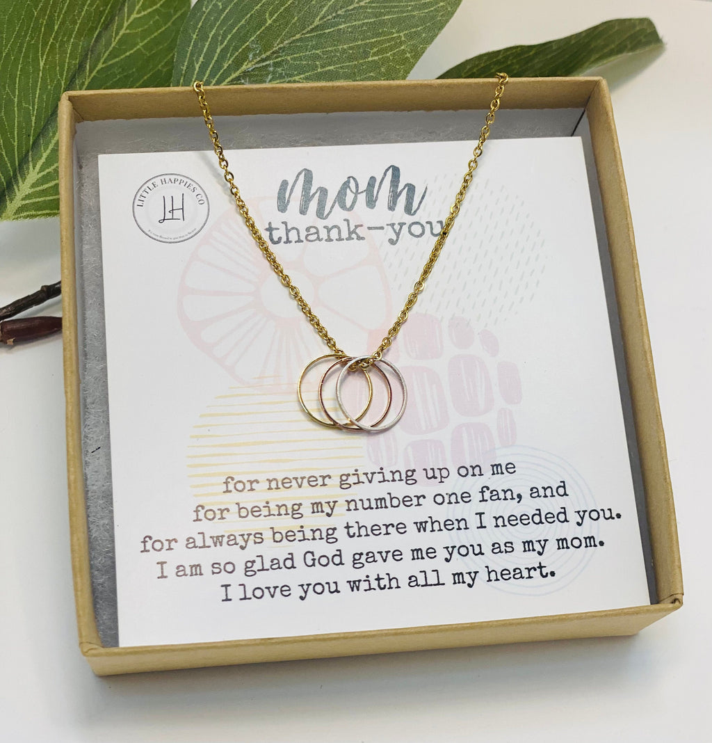 Necklace for mom, Mom necklace, Mother necklace, Mother's Day gift, Mom gift, Jewelry for mom, Mom present, Mommy necklace, Family (01-002)
