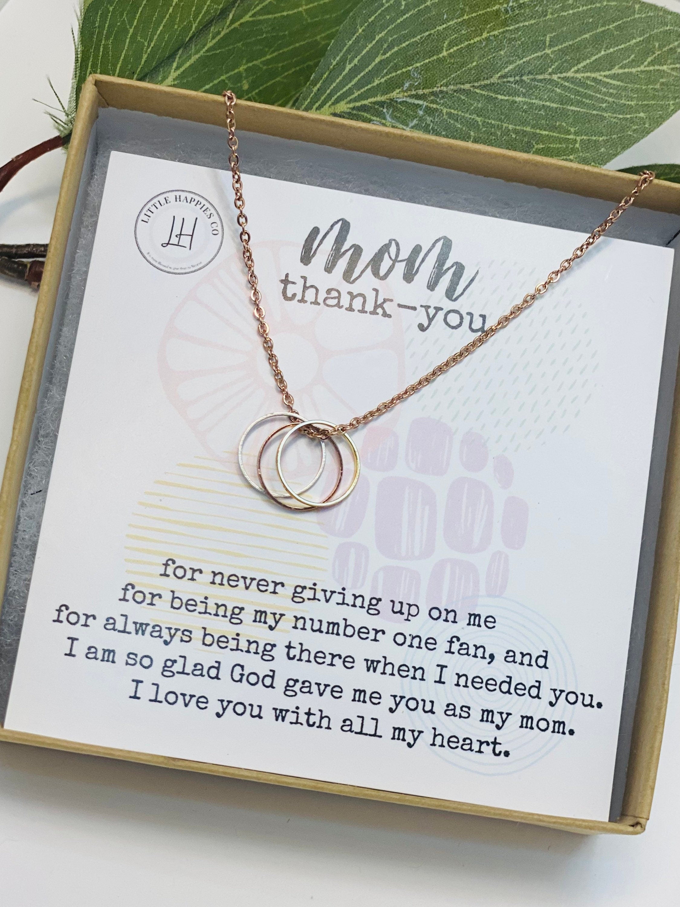 Necklace for mom, Mom necklace, Mother necklace, Mother's Day gift, Mom gift, Jewelry for mom, Mom present, Mommy necklace, Family (01-002)